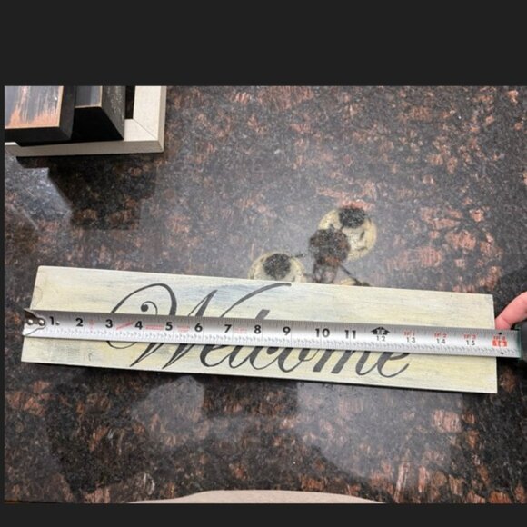 Welcome decorative plaque - Picture 3 of 4